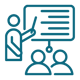 Mentorship and education icon representing the professional development opportunities available to pharmacy residents.